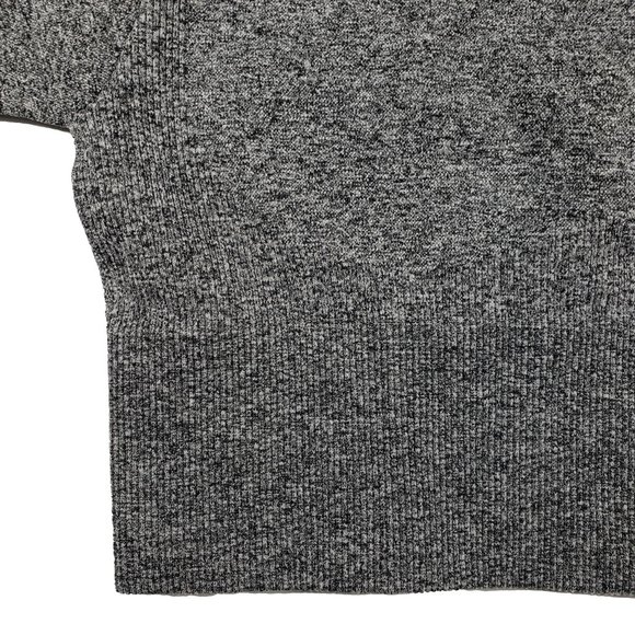 Women's Small Charlotte Russe Grey Crop Top Short Sleeve Grey NEW - Picture 4 of 4